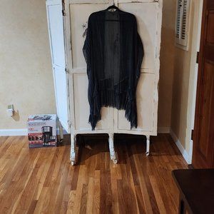 Charcoal grey tunic, light ,cotton midi length Free People tunic